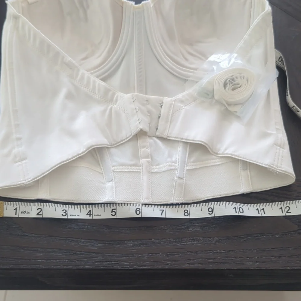 Lilyette white bustier-36C